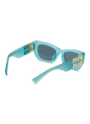 Figure View - Click To Enlarge - MIU MIU - Acetate Rectangle Sunglasses