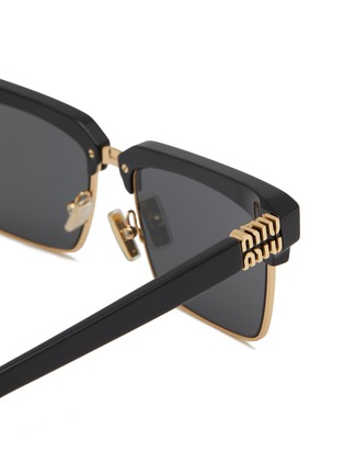 Detail View - Click To Enlarge - MIU MIU - Acetate Square Sunglasses