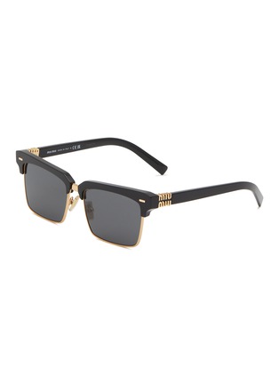 Main View - Click To Enlarge - MIU MIU - Acetate Square Sunglasses