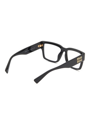 Figure View - Click To Enlarge - MIU MIU - Acetate Rectangle Optical Glasses