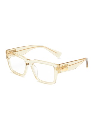 Main View - Click To Enlarge - MIU MIU - Acetate Rectangle Optical Glasses