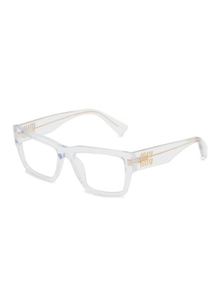 Main View - Click To Enlarge - MIU MIU - Acetate Rectangle Optical Glasses