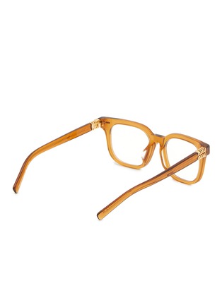 Figure View - Click To Enlarge - MIU MIU - Acetate Square Glasses