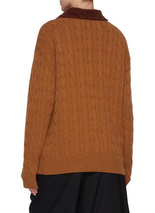 Back View - Click To Enlarge - LOEWE - V-neck Collar Sweater