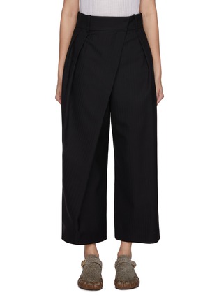 Main View - Click To Enlarge - LOEWE - Cropped Wrap Wool Trousers