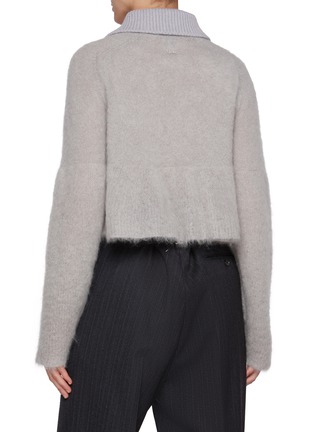 Back View - Click To Enlarge - LOEWE - Peplum Polo Sweater