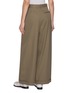 Back View - Click To Enlarge - LOEWE - Pleated Cotton Silk Trousers