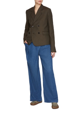 Figure View - Click To Enlarge - LOEWE - Wrap Medium Wash Jeans