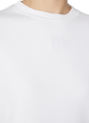  - LOEWE - Asymmetric Embossed Logo T-shirt