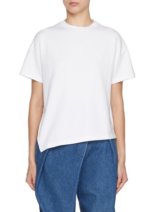 Main View - Click To Enlarge - LOEWE - Asymmetric Embossed Logo T-shirt