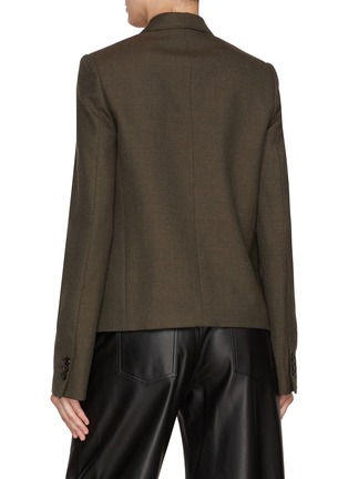 Back View - Click To Enlarge - LOEWE - Double Breasted Wool Short Jacket