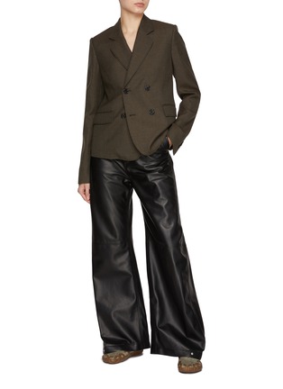 Figure View - Click To Enlarge - LOEWE - Double Breasted Wool Short Jacket