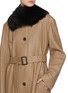 Figure View - Click To Enlarge - TOTEME - Lamb Shearling Tie Collar