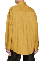 BOTTEGA VENETA テクスチャテニムトラウサ 735547V3P50 4205 BOTTEGA VENETA | Textured Shirt | Women | Lane Crawford