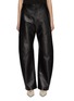 Main View - Click To Enlarge - BOTTEGA VENETA - Round Leg Leather Trousers