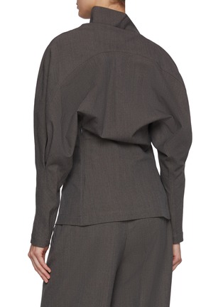 Back View - Click To Enlarge - BOTTEGA VENETA - Draped Front Top