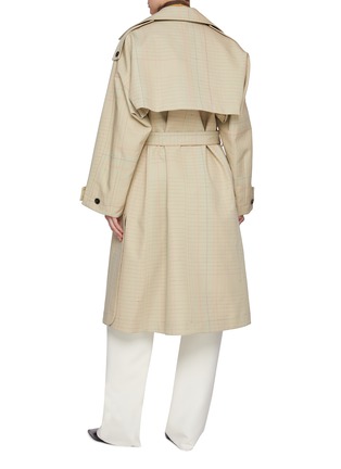 Back View - Click To Enlarge - BOTTEGA VENETA - Notebook Cotton Silk Trench Coat