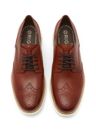 Detail View - Click To Enlarge - COLE HAAN - ØriginalGrand Remastered Wingtip Leather Men's Sneakers