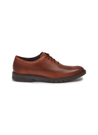 Main View - Click To Enlarge - COLE HAAN - Grandflex Dress Laser Leather Oxford Shoes