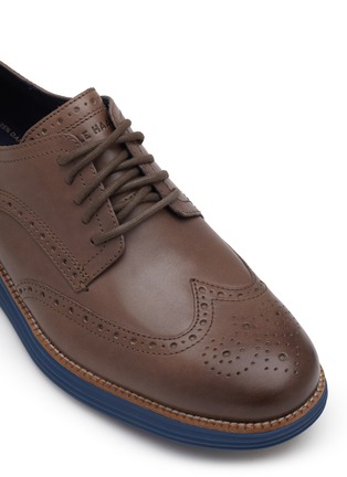 Detail View - Click To Enlarge - COLE HAAN - ØriginalGrand Remastered Wingtip Leather Men's Sneakers