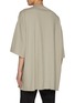 Back View - Click To Enlarge - RICK OWENS  - Tommy Oversized Cotton T-Shirt