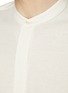  - J∞QUALITY - Goodpeople Goodstitching Goodproduct Band Collar Wool Blend Balancircular® Shirt