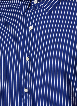  - J∞QUALITY - Goodpeople Goodstitching Goodproduct Striped Cotton Blend Shirt