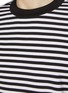  - J∞QUALITY - Goodpeople Goodstitching Goodproduct Contrast Crewneck Striped Cotton T-Shirt