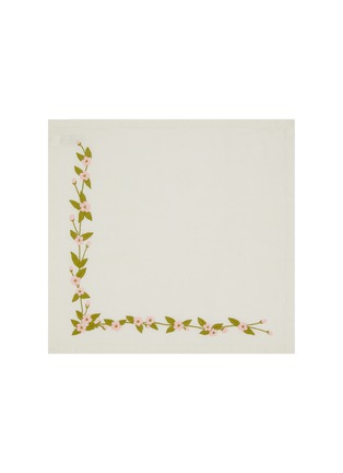 Main View - Click To Enlarge - SUMMERILL & BISHOP - Cherry Blossom Embroidered Napkin