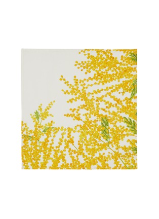 Main View - Click To Enlarge - SUMMERILL & BISHOP - Minmosa Linen Napkin — Yellow