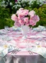 Detail View - Click To Enlarge - SUMMERILL & BISHOP - Peony Linen Round Tablecloth