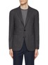 Main View - Click To Enlarge - CANALI - Notch Lapel Single Breasted Blazer