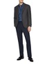 Figure View - Click To Enlarge - CANALI - Notch Lapel Single Breasted Blazer