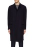 Main View - Click To Enlarge - CANALI - Hidden Button Wool Overcoat