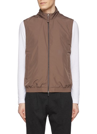 Main View - Click To Enlarge - CANALI - Stand Collar Vest