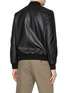 Back View - Click To Enlarge - CANALI - Lambskin-Cotton Bomber Jacket