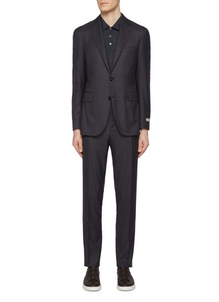 Main View - Click To Enlarge - CANALI - Notch Lapel Single Breasted Suit