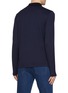 Back View - Click To Enlarge - CANALI - Long Sleeve Zip Polo Shirt