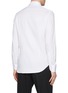 Back View - Click To Enlarge - CANALI - Cotton Textured Point Collar Shirt