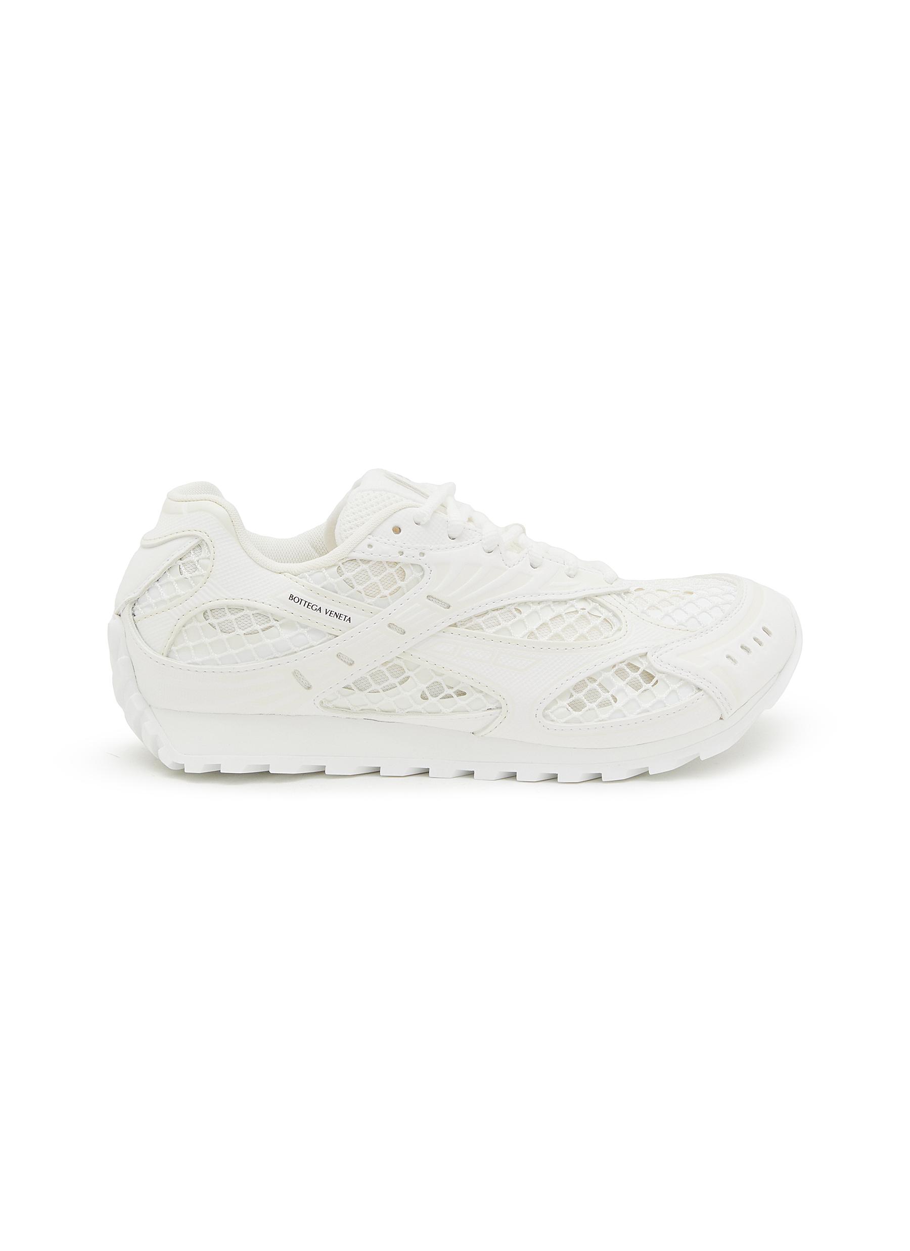 BOTTEGA VENETA | Orbit Technical Fishnet Sneakers | Women | Lane