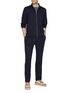 Figure View - Click To Enlarge - ZEGNA - Light High Performance Zip Up Wool Jacket