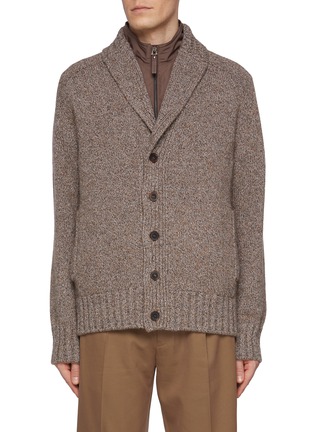 Main View - Click To Enlarge - ZEGNA - Shawl lapel Oasi Cashmere Cardigan