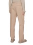 Back View - Click To Enlarge - ZEGNA - Pleated Cotton Wool Trousers