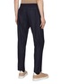 Back View - Click To Enlarge - ZEGNA - Tapered Wool Silk Jogger Trousers