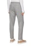 Back View - Click To Enlarge - ZEGNA - Tapered Wool Silk Jogger Trousers