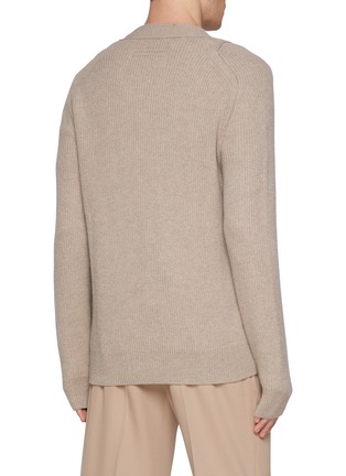 Back View - Click To Enlarge - ZEGNA - V-Neck Oasi Cashmere Cardigan