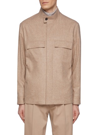 Main View - Click To Enlarge - ZEGNA - Oasi Cashmere Overshirt