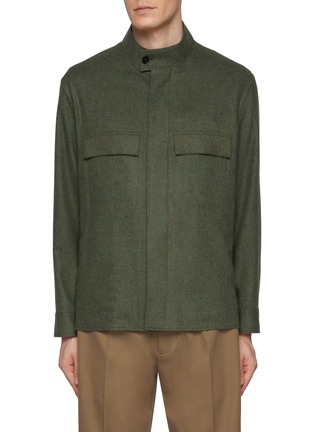 Main View - Click To Enlarge - ZEGNA - Oasi Cashmere Overshirt