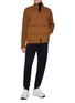 Figure View - Click To Enlarge - ZEGNA - Oasi Stand Collar Zip Up Jacket