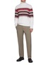 Figure View - Click To Enlarge - ZEGNA - Jacquard Centre Turtleneck Cashmere Sweater